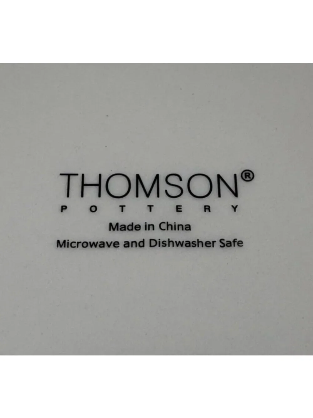 Thomson Pottery HAMPTON Seashells Embossed  Rustic Off White Dinner Plates Set 5